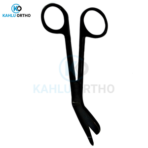 Kahlu กรรไกรผ่าตัดผ้าพันสำหรับศัลยกรรมกระดูกสินค้ามาใหม่ทำมือวัสดุสีดำที่ดีที่สุด - Product Image 4