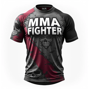 Vêtements de sport personnalisés Rash Guards sublimés vente en gros MMA équipement personnalisé pour l'entraînement sportif de combat et l'athlétisme - Product Image 4