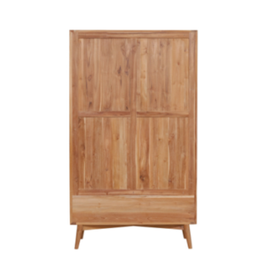 Ensemble de chambre à coucher de style moderne avec armoire à deux portes, designs de placards de style moderne pour meubles de chambre à coucher - Product Image 5