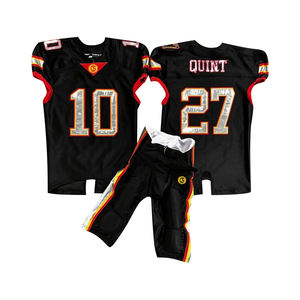 Uniforme de Fútbol Americano Infantil Personalizado, Impresión por Sublimación, Manga Corta, Transpirable, Opciones de Tallas Grandes - Fabricante Pakistán - Product Image 2