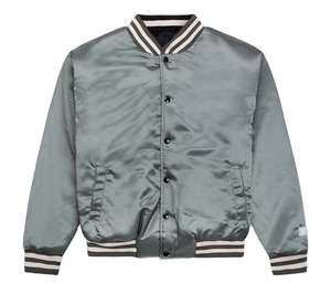 Blouson Bomber en Satin Réversible Fin Personnalisable pour Hommes Respirant Design Universitaire - Product Image 4