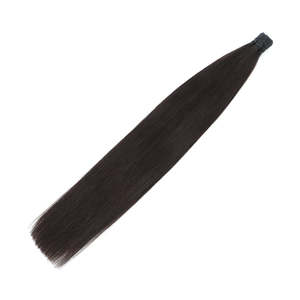 Extensions de cheveux humains Remy I-Tip 8 pouces, ondulation lâche, noir naturel # 1b - Product Image 3