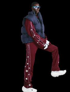 Vente en gros Respirant Personnalisé Hommes Casual Oversize Hoodies And Sweatpants Joggers Set Contrast Stitch Plain Cotton Tracksuit - Product Image 5