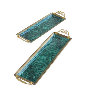 Bandejas de Servicio de Metal de Tendencia para Servir Deliciosos Alimentos y Postres, Uso en Hoteles, Restaurantes y Cocina Casera - Product Image 5