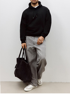 Sweat à capuche en molleton 100% coton, lavage à l'acide, poids lourd, personnalisable en gros, séchage rapide, respirant, streetwear, couleur unie, design d'hiver - Product Image 2