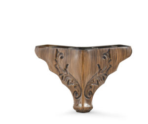 Jambes Yaprak Design ottoman traditionnel Tables de cuisine à manger 10-14 cm Canapés à motif feuille Gardrobs Unités TV pour l'utilisation de l'hôtel Plastique - Product Image 4