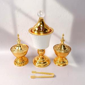 Luxury Design Arabic Mubkhar Customized Color and Size Wholesale Incense <b>Bakhoor</b> <b>Burner</b> and Holder From Indian Manufacturer - Product Image 6