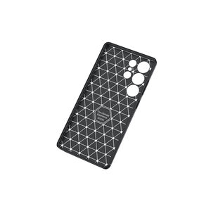 Coque en silicone anti-traces de doigts de qualité supérieure pour Samsung Galaxy S25 Ultra - ASMA Noir, douce au toucher, protection arrière, doublure A24 - Product Image 5