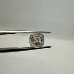 Piedras preciosas sueltas semipreciosas de cristal de circón incoloro con corte de cojín facetado Natural 7,7x7,3x5,2mm 3.18cts para la fabricación de joyas - Product Image 5
