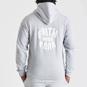 Survêtement pour hommes à impression bouffante fabriqué en usine pour l'extérieur Impression personnalisée Survêtement pour hommes de haute qualité pour l'hiver - Product Image 6