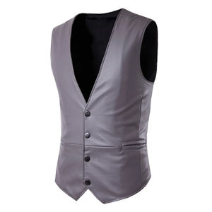 เสื้อกั๊กหนังวัวแท้แบบปรับแต่งได้เสื้อกั๊กหนัง2025 - Product Image 4