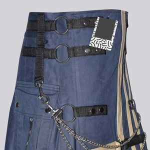 Kilt Utilitaire Moderne en Coton Doux pour Hommes, Style Écossais avec Logo Personnalisé, Matériaux de Première Qualité et Service OEM - Product Image 5