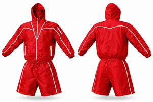 Wholesale Custom Design Hooded Zipper Jackets Sportswear Outdoor Breathable Quick Dry Lose Fit Unisex <b>Windbreaker</b> Track Suits - Product Image 5