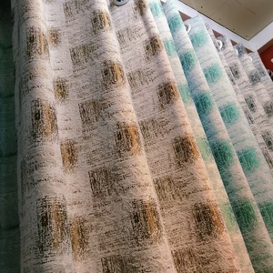 Lote de <span class=keywords><strong>stock</strong></span> de tela de lino para cortinas, cortina de tela Jacquard, tela de cortinas y materiales para usos versátiles - Product Image 3