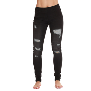 Pantalones Vaqueros Casuales Tejidos para Mujer, Más Vendidos, Cintura Media Elástica, Ajuste Ceñido, Transpirables, Ecológicos, Calidad Premium, Lavados a la Moda - Product Image 5