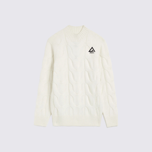 Pull en laine pour homme de haute qualité, design RLUPG Lt, logo personnalisé, tricot rétro classique, vente en gros, 100% coton - Product Image 1