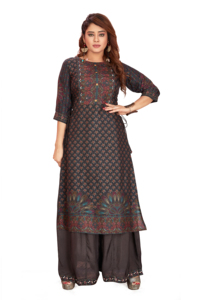 Ropa de moda para todos los días, Ropa Étnica para mujer, conjunto de Kurta indio para fiestas y ocasiones festivas DE LA India - Product Image 2