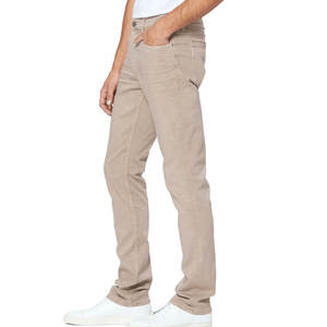 กางเกงผ้ายีนส์สำหรับผู้ชายมีสีตามสั่งทำจากวัสดุคุณภาพสูงพร้อมโลโก้ตามสั่ง - Product Image 4