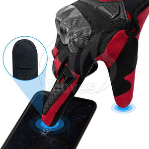 Gants de course de moto à doigts entiers personnalisés en cuir de vachette véritable Gants de course de moto à usage extérieur - Product Image 4