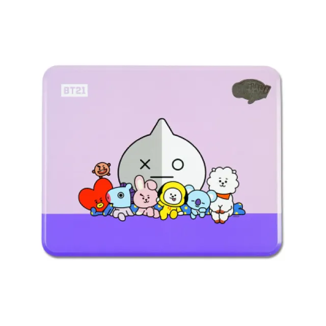 BTS BT21 Characters Square Tin Cases Box Packaging Goods Items Cute Stylish Functional Special Wholesale Idol fans Gift Idea
