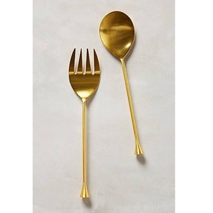 Hot Sales Stainless Steel Salad Serving Set for Kitchen <b>Fish</b> Design Serving Set With Mirror Polish Flatware Salad Set for Home - Product Image 3