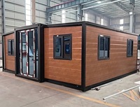 Maison préfabriquée extensible de 20 pieds et 40 pieds, villa avec salle de bain, maison préfabriquée extensible portable, maison portable