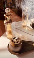 Encens 2025 Nouveau Brûleur à Bakhoor en Bois, Brûleur à Encens Madhkan, Brûleur à Oud Arabe, Parfum d'Ambiance Maison, Ramadan, Haute Qualité, Luxe