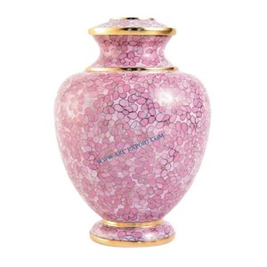 Mesa funeraria de cremación humana hecha a mano de diseñador de Color rosa, ollas y tarros conmemorativos para cenizas, suministros de organización de almacenamiento - Product Image 2