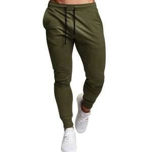 Jogger imperméable à l'eau avec poche ouverte sur le côté gauche, survêtement de fitness pour hommes, pantalon 85% polyester 15% spandex, nouveauté - Product Image 5