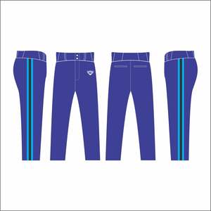Pantalon de baseball de softball coupé pour jeunes et adultes à pas lent sublimé personnalisé - Product Image 2