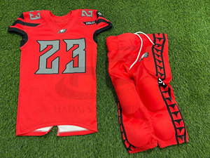 Conception personnalisée Uniforme de football américain Meilleur matériau Uniforme de football américain nouveau style - Product Image 3
