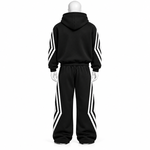 Ensemble de survêtement lourd pour homme 2026, personnalisé avec logo imprimé, délavé à l'acide, de haute qualité, fabriqué par AMSEC INDUSTRY, en vente - Product Image 5