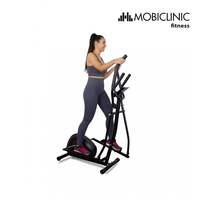 Mobiclinic Home Gym Fitness Pack incluye tubos elásticos Pedal ejercitador Pull-Up Bar bicicleta estacionaria elíptica Body Building