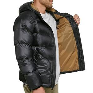 Chaqueta Acolchada de Moda Urbana para Hombre, Cierre Frontal, Mangas Largas, Bolsillos Laterales, Capucha, Nuevo Diseño, Chaquetas para Hombre - Product Image 6