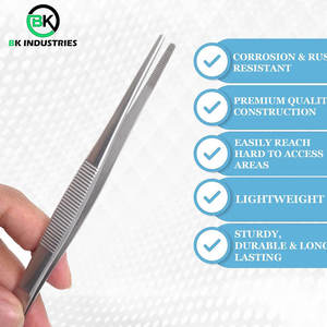 Pinzas de Cirugía General de Acero Inoxidable de Grado Médico, Instrumentos Médicos Reutilizables Personalizados - Product Image 4