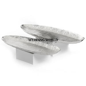 Juego de tres bandejas de metal para chocolate con acabado dorado, plato de chocolate hecho a mano, bandeja de chocolate nueva y elegante clásica - Product Image 6