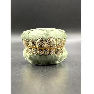 ที่ย่างน้ำแข็งประดับเพชร CZ สีทองทั้งชิ้นสำหรับงานวันเกิดวันหยุดกิจกรรมพิเศษตัวเลือกของขวัญที่ประหยัด - Product Image 1