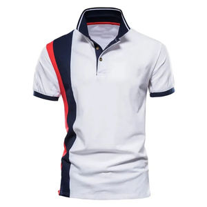 Camisetas de polo de gran tamaño OEM High Street Heavyweight para hombre, camiseta de golf con logotipo impreso personalizado de alta calidad - Product Image 1