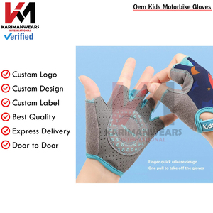 Guantes de Ciclismo para Niños, Antideslizantes, con Almohadillas de Gel, Dedos Completos, para Ciclismo de Montaña y Carretera, Duraderos, para Edades de 2 a 11 Años, Envío Directo - Product Image 4