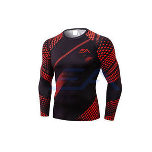 Trajes de Compresión de Otoño de Alta Calidad para Hombre, Transpirables, Ecológicos, de Secado Rápido, Spandex/Poliéster, Colores y Logotipos Personalizables - Product Image 2