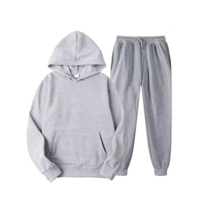 Venta al por mayor de chándal de invierno unisex personalizable XXL sudaderas con capucha polar Jogger conjuntos de etiqueta privada con logotipo de diseñador - Product Image 5