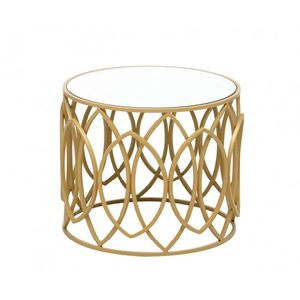 Meubles pour restaurants et cafés Table basse décorative au prix de gros Table de chevet Table basse centrale en métal au design classique - Product Image 2