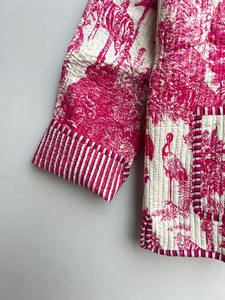Block Print Cotton <b>Jacket</b> Reversible Ladies <b>Jacket</b> Gifts <b>For</b> Her Party Wear Quilt Coat Handmade <b>Jacket</b> <b>Wedding</b> Gifts - Product Image 5