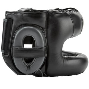 High Quality Genuine Leather Boxing <b>Head</b> Guard MMA <b>Training</b> <b>Head</b> Protector Taekwondo <b>Head</b> Guard - Product Image 6