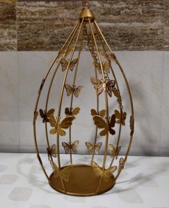 Photophore suspendue en laiton pour la décoration de la maison, meilleur produit de décoration en laiton pour le salon et la chambre à coucher, prêt à être expédié - Product Image 1