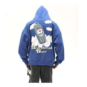 Fabricant de vêtements de rue sweat à capuche en coton à impression bouffante 3d pull personnalisé sweat à capuche imprimé bouffant pour hommes avec personnalisation - Product Image 3