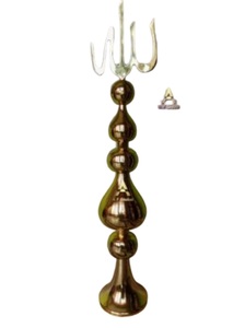 Minarets en laiton faits à la main de haute qualité artisanat arabe de Style religieux avec belle décoration en métal fini polonais - Product Image 5