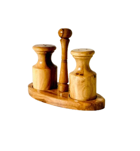 Molinos de Pimienta de Madera con Acabado Natural, Molinillos de Pimienta de Madera de Acacia de Primera Calidad, Utensilios de Cocina - Product Image 1