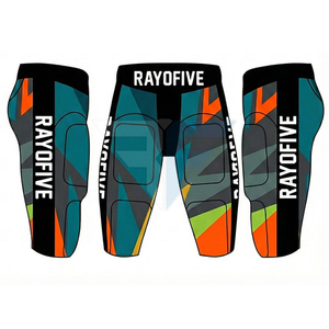 Tenues de football américain légères, respirantes, à manches courtes, personnalisées, nouveau style, couleur unie, haute qualité par Rayofive - Product Image 3