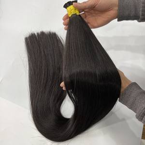 Un seul donneur de haute qualité cheveux crus vietnamiens naturels raides en vrac extensions de cheveux prix de gros - Product Image 5